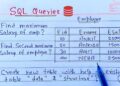 Top SQL Queries for Interview | Must Do SQL Interviews Queries Top SQL Queries for Interview | Must Do SQL Interviews Queries