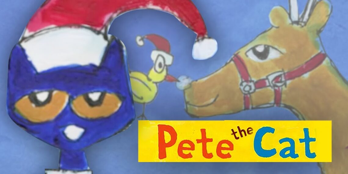 PETE THE CAT Saves Christmas | Book Trailer | Give it Your All Song!