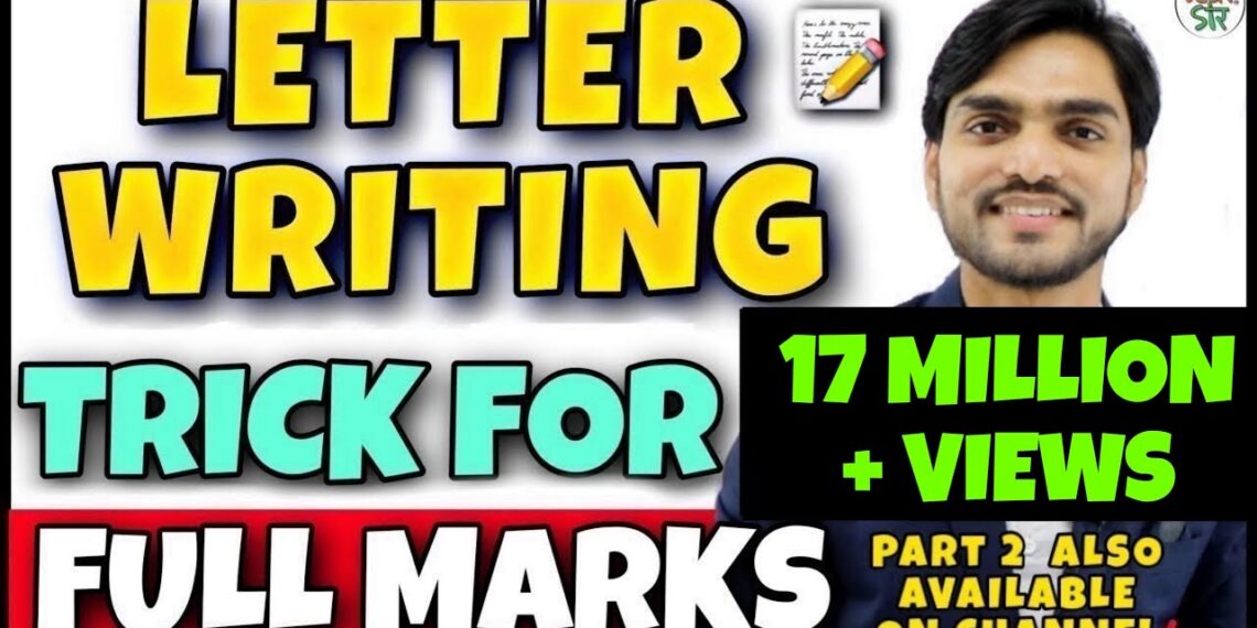 Letter Writing in English Trick | Letter Writing | Letter Writing in Hindi/English Format|CBSE 10/12