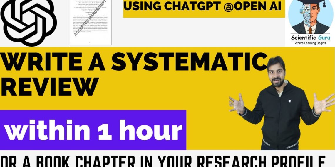 ChatGPT FREE: How to write & Publish a Book Chapter & research review Article
