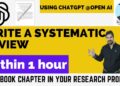 ChatGPT FREE: How to write & Publish a Book Chapter & research review Article ChatGPT FREE: How to write & Publish a Book Chapter & research review Article