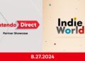 Indie World Showcase + Nintendo Direct: Partner Showcase 8.27.2024