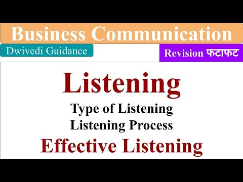 Listening, Effective listening, listening process, listening types, business communication, mba, bba Listening, Effective listening, listening process, listening types, business communication, mba, bba