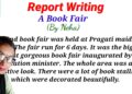 A Book Fair Report Writing in English || Write A Report On a Book Fair || @NehanilArtclasses