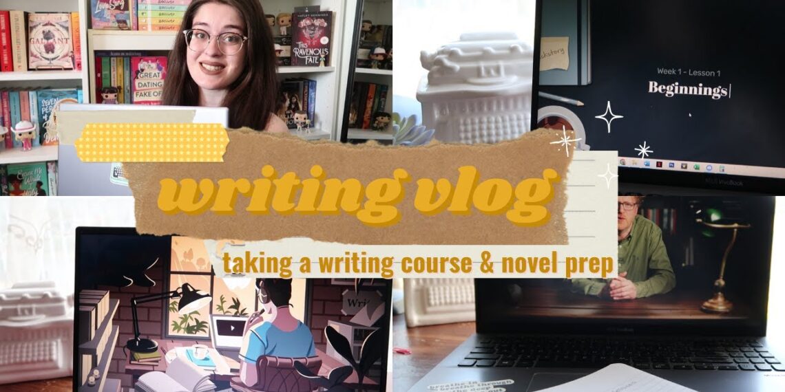 WRITING VLOG ✍ taking a writing course for the first time & brainstorming a new book!