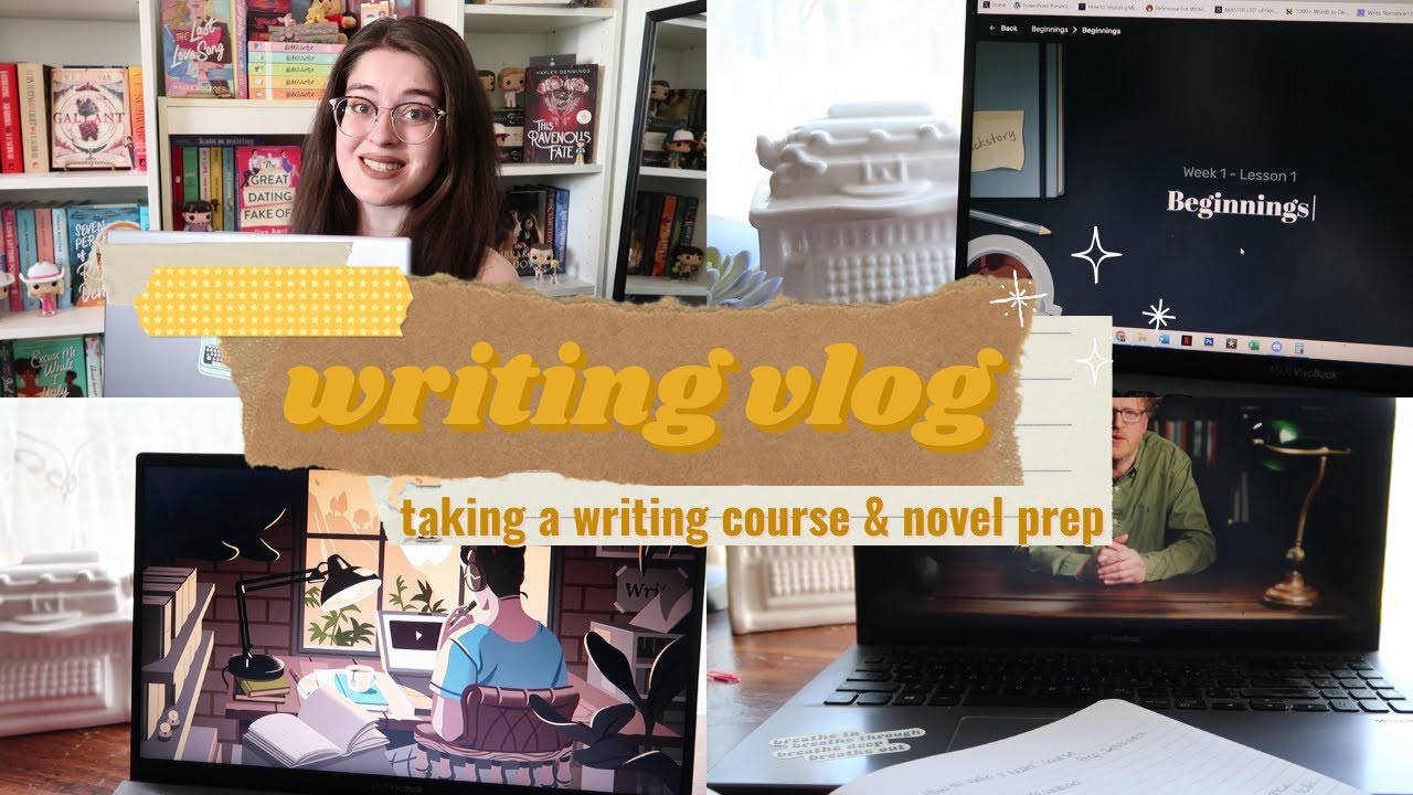 WRITING VLOG ✍ taking a writing course for the first time & brainstorming a new book!