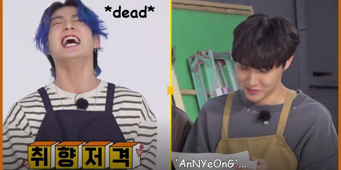 Taehyung and Hobi telling the funny ‘Puepue’ story 😂 in run BTS episode 143