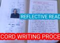 REFLECTIVE READING RECORD WRITING PROCESS | Reflective Reading Record Process B.ed Record Writing REFLECTIVE READING RECORD WRITING PROCESS | Reflective Reading Record Process B.ed Record Writing