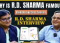 RD Sharma Interview: What makes his maths 📚 books special | RD Sharma in Real Life | Part 1
