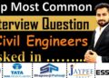 Civil Engineering Common Interview Questions | Job Interview Q & A for Civil Engineers #CivilGuruji Civil Engineering Common Interview Questions | Job Interview Q & A for Civil Engineers #CivilGuruji