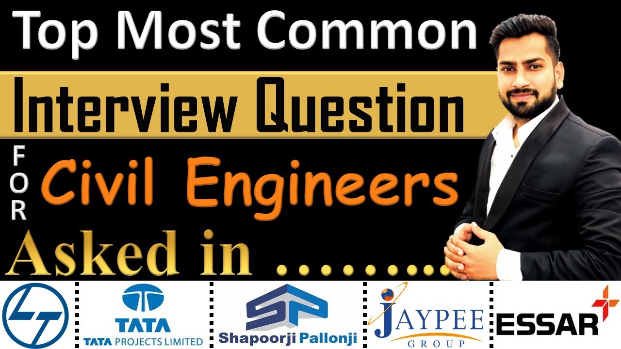 Civil Engineering Common Interview Questions | Job Interview Q & A for Civil Engineers #CivilGuruji Civil Engineering Common Interview Questions | Job Interview Q & A for Civil Engineers #CivilGuruji
