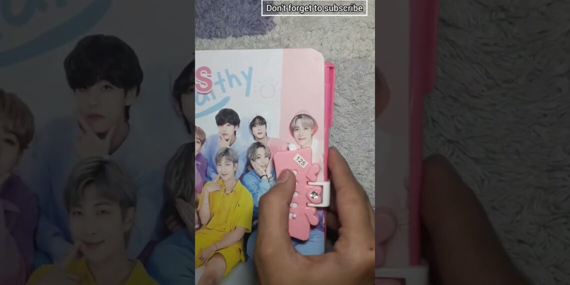 BTS diary unboxing