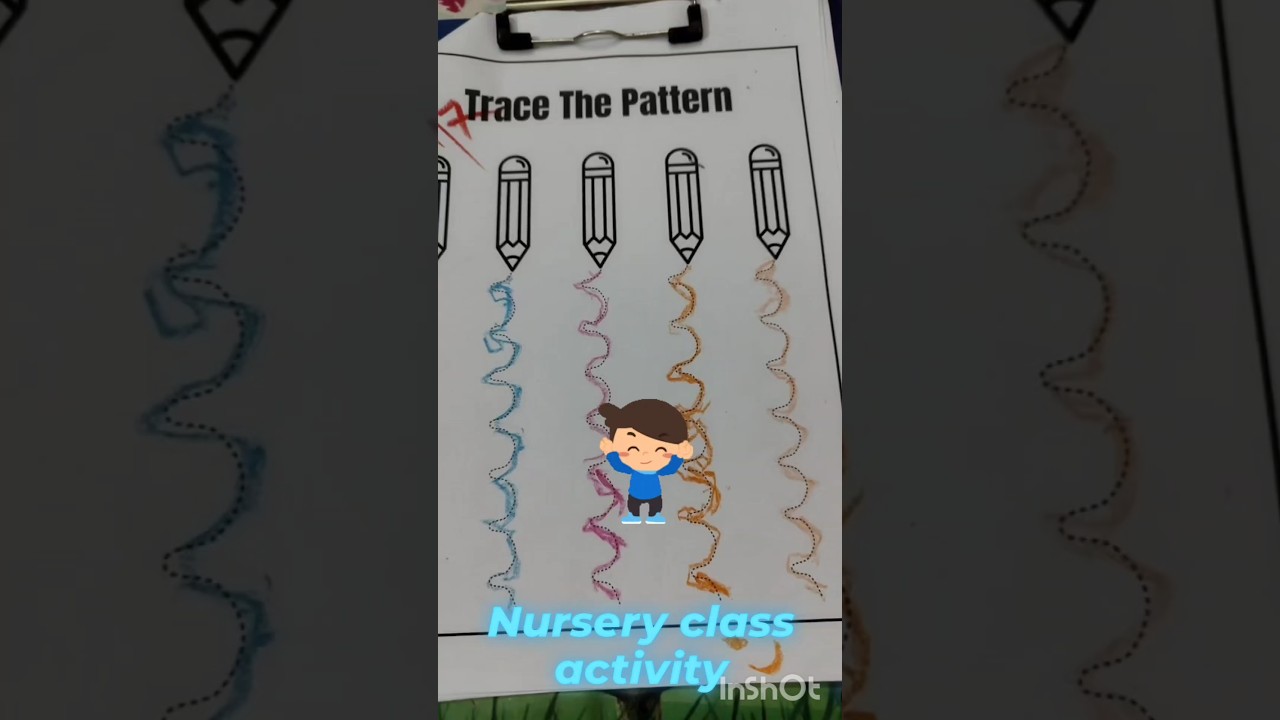 Nursery class activities #shorts #ytshorts  #learning #nurseryactivities