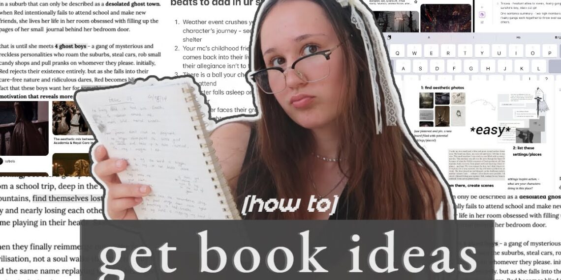 10+ ways to come up with a book idea ‧₊˚💡(niche ways i get inspired to write new stories) examples