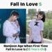 BTS Members Age First Time Fall In Love With Girls! 😮😱