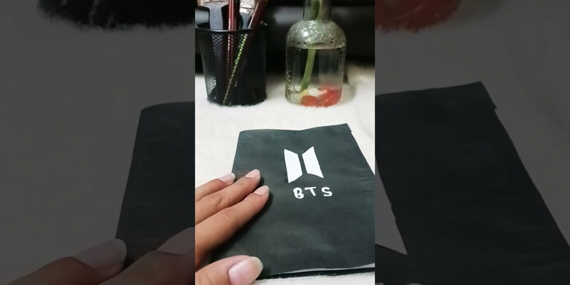 bTS book💜💜 # book # diy # short # making # bts # The crafty veda # subscribe