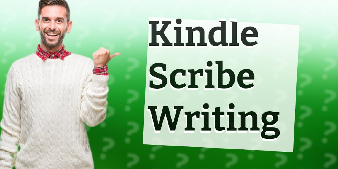Can you write a book on Kindle Scribe?