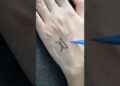 Unique BTS Henna Tattoo💜🫶 #mehndi #tattoo Unique BTS Henna Tattoo💜🫶 #mehndi #tattoo
