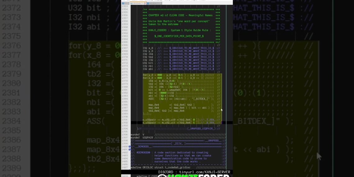 CODE8X8.C11 : #010 : How To Write ULTRA CLEAN CODE ( UCC )( SHORT_VERSION )