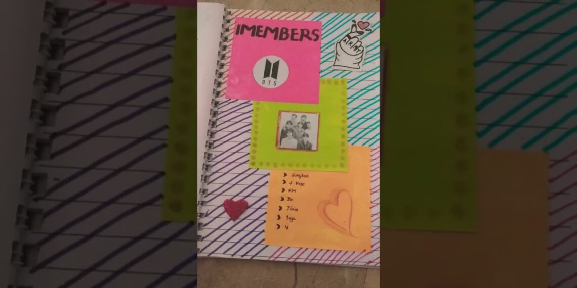 BTS journal book 💜💜#short #short