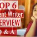 Content Writer Interview Questions & Answers – How to Prepare for Content Writing Job Interview