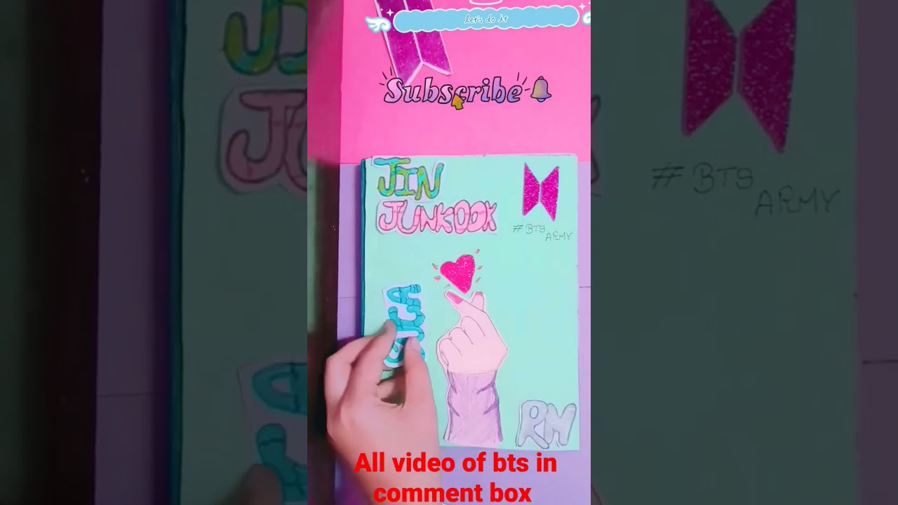 bts book cover #write name bts # 7day bts challenge day-7