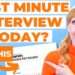 RUSHED Interview Prep – How to Prepare for a Job Interview at the LAST Minute!