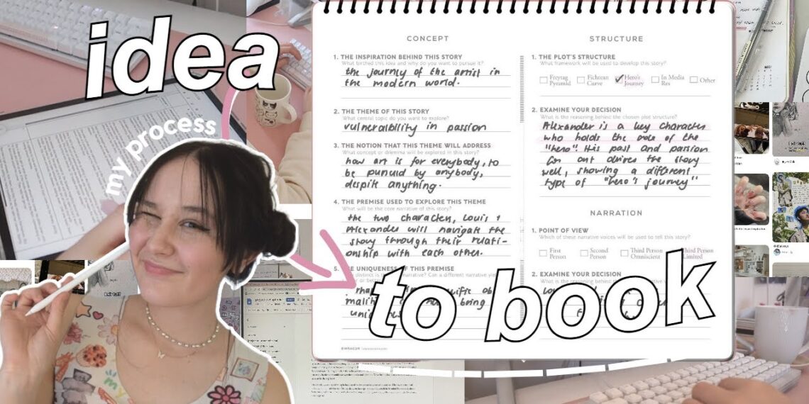 how to turn your IDEA into A BOOK 💭📖 novel planning 101 (tips + process)