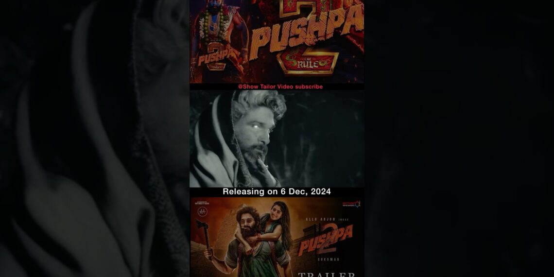 Pushpa: The Rule – Part 2  #alluarjun #status #officialtrailer #@BookMyShowOpen