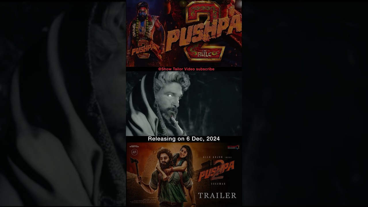 Pushpa: The Rule – Part 2  #alluarjun #status #officialtrailer #@BookMyShowOpen