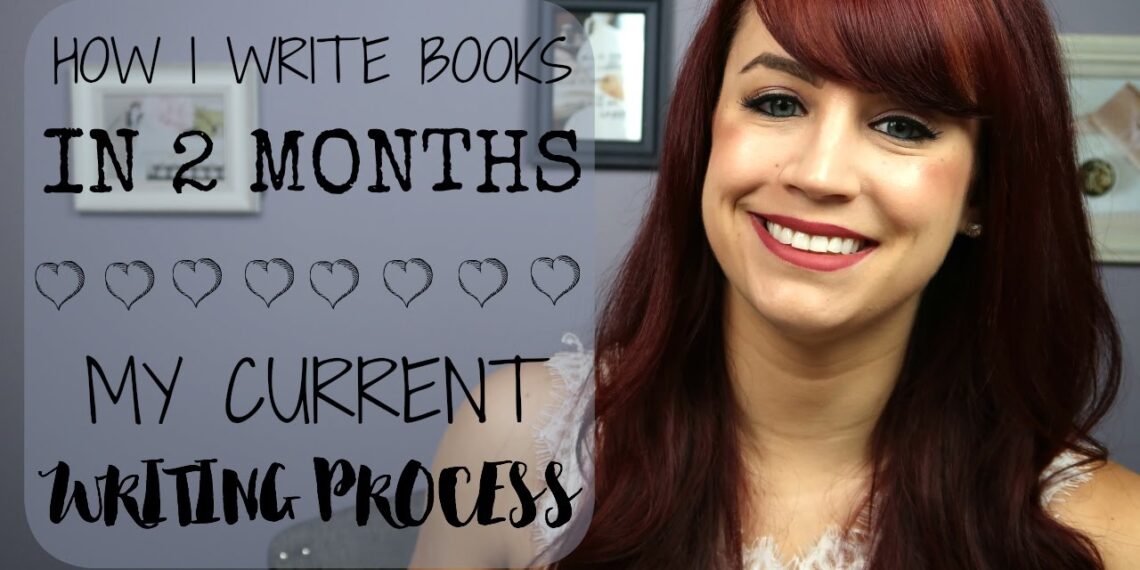 How I Write Books in 2 Months | My Current Writing Process