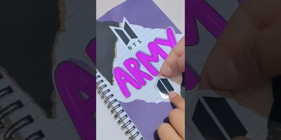 ARMY journal 💜/first page/R u army?✨/ #bts #art #army #viral #shorts #subscribe #share #short #suga