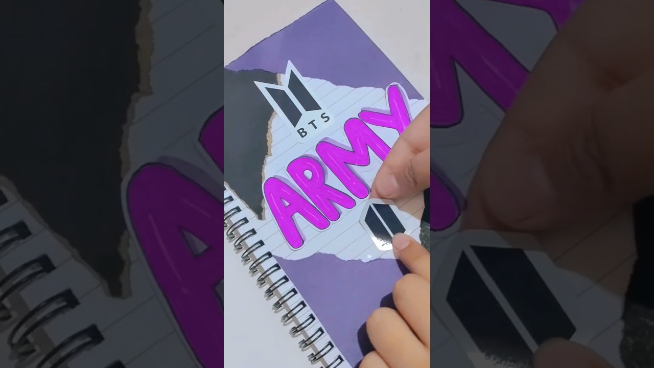 ARMY journal 💜/first page/R u army?✨/ #bts #art #army #viral #shorts #subscribe #share #short #suga