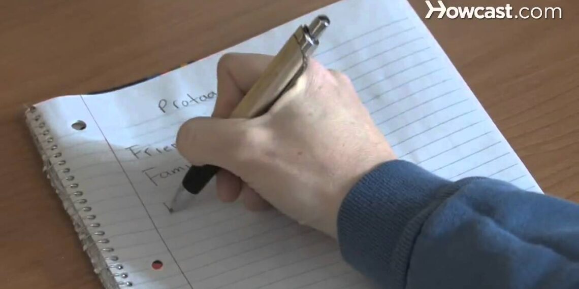 How to Write a Novel How to Write a Novel