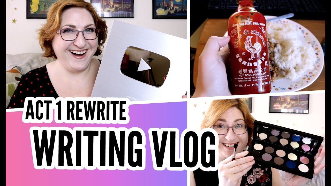 Breaking my writing process + Silver Play button unboxing | Act 1 Rewrite Vlog