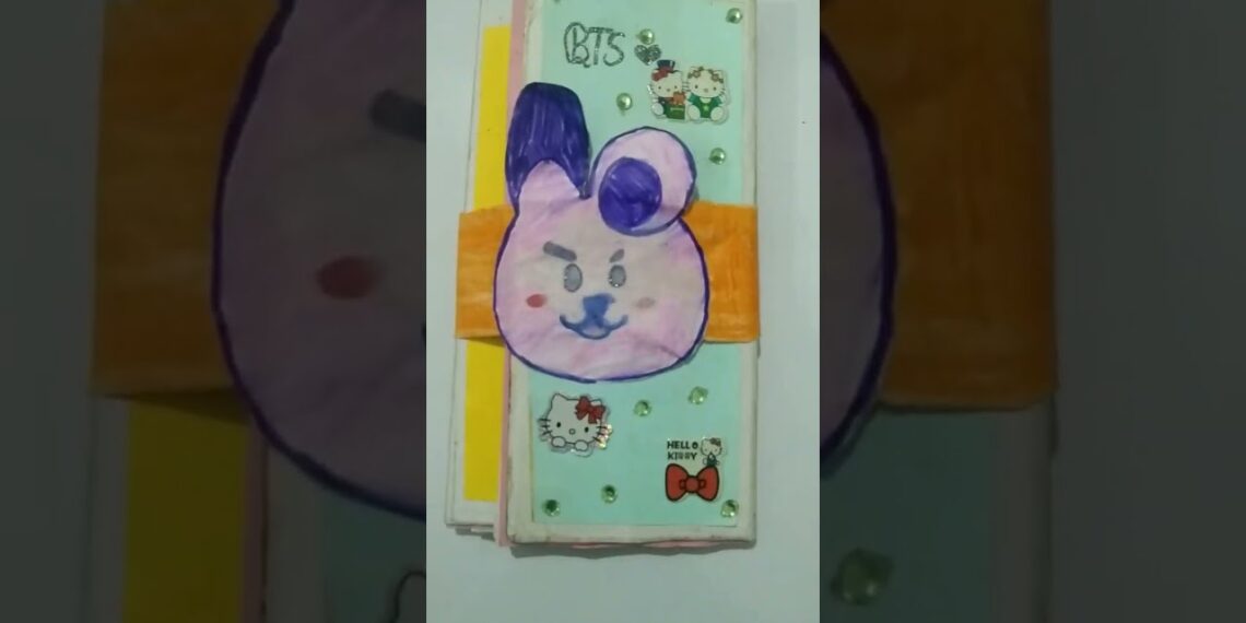 decorate BTS book/Art and Craft shorts/art by Firdous/Art#viral #craft #shorts #amazing #btsshorts