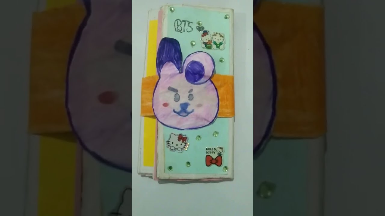 decorate BTS book/Art and Craft shorts/art by Firdous/Art#viral #craft #shorts #amazing #btsshorts