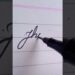Jhope name in cursive writing#cursive#writing#bts#jhope#khushicursivewriting#short