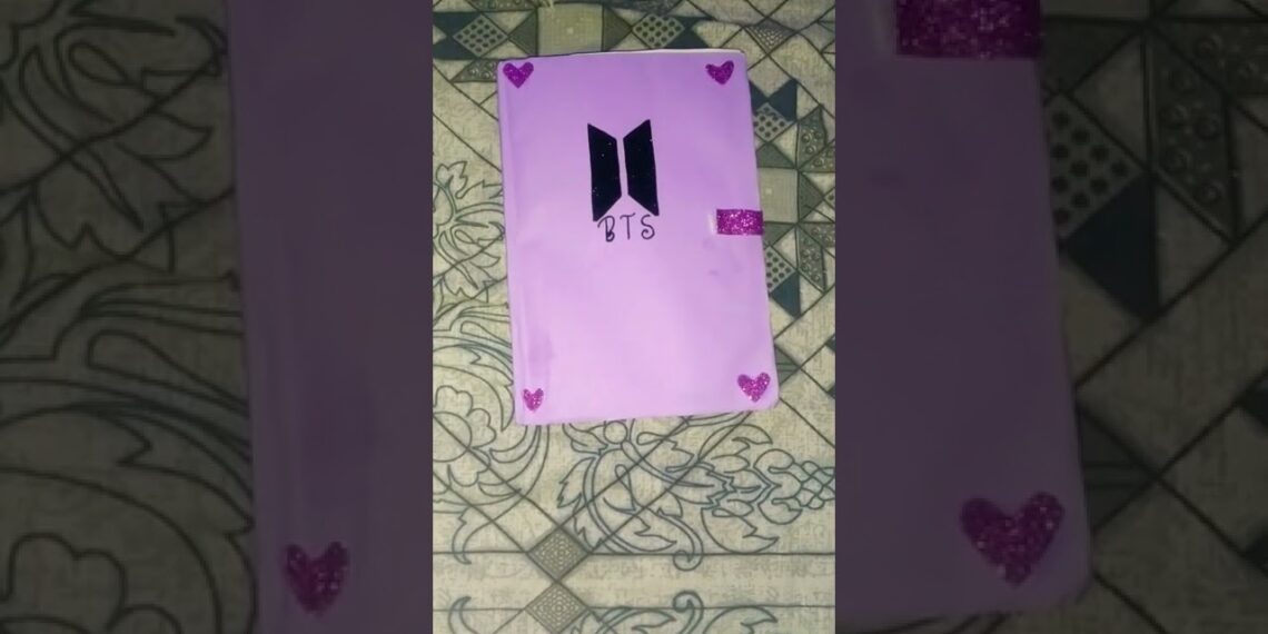 HOW TO MAKE BTS BOOK ..IF YOU WANT FULL VIDEO SO COMMENT DOWN..💜💜🌈