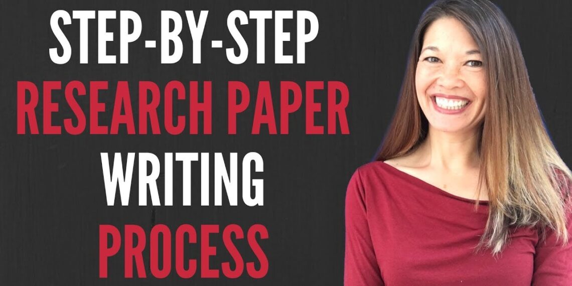 My Step by Step Guide to Writing a Research Paper