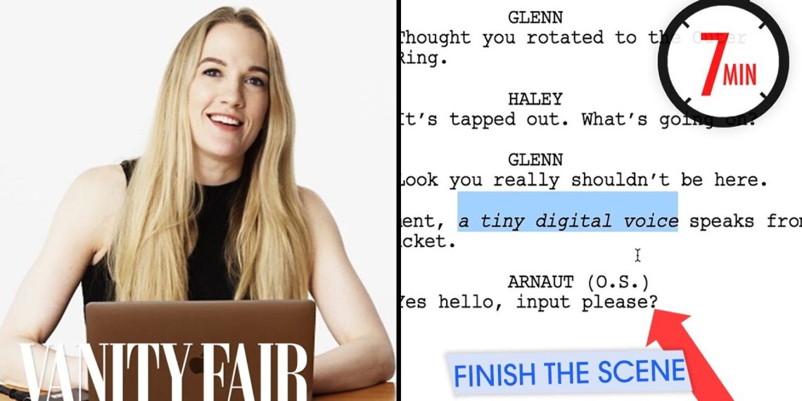 Hollywood Screenwriter Tries to Write a Scene in 7 Minutes | Vanity Fair