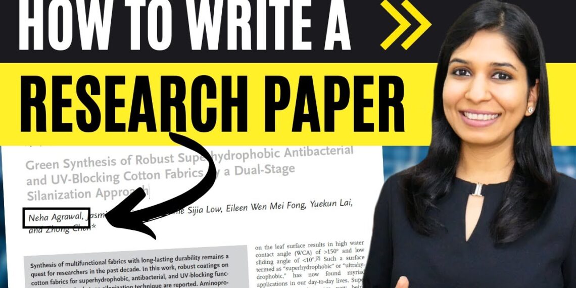 HOW TO WRITE A RESEARCH PAPER | Steps to writing a research paper | Research paper sections