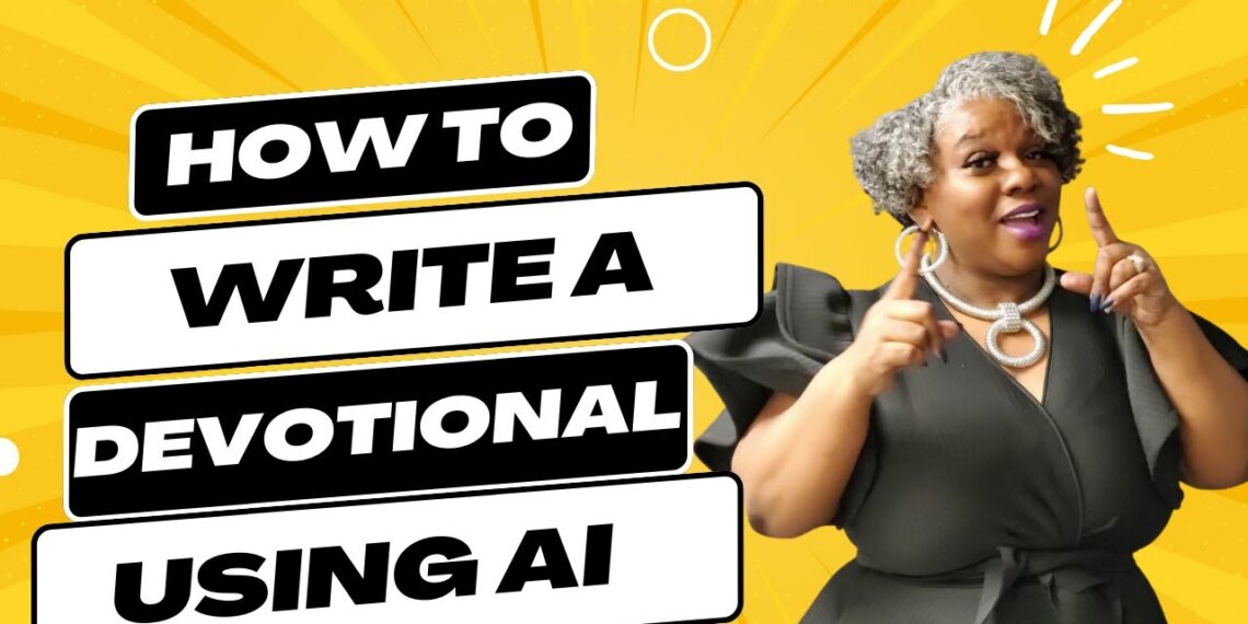 How to Write a Devotional (Book) with AI |Chatgpt