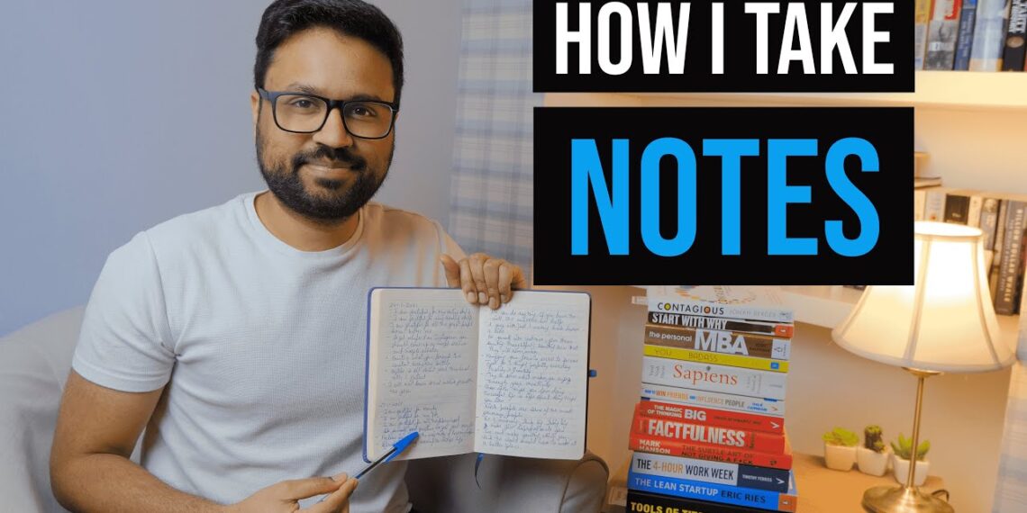 How To Take Notes From Self Help Book (Don’t Write Too Much)