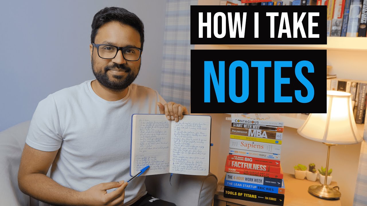 How To Take Notes From Self Help Book (Don’t Write Too Much)