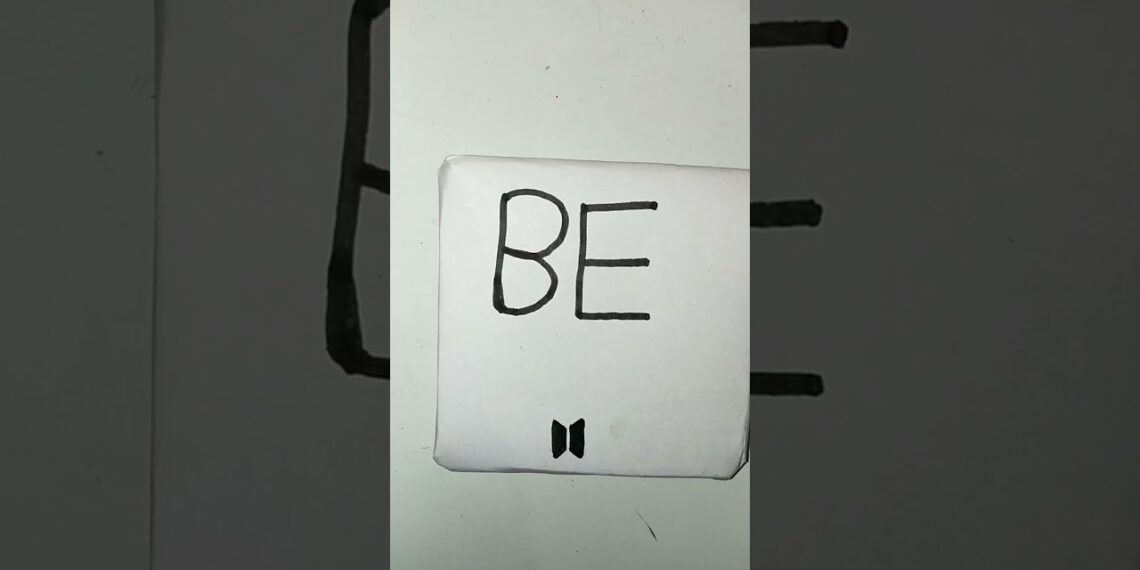 # easy # BTS ARMY # BTS room decor # BE # shorts #cute #subscribe # Naina Goyal 💜