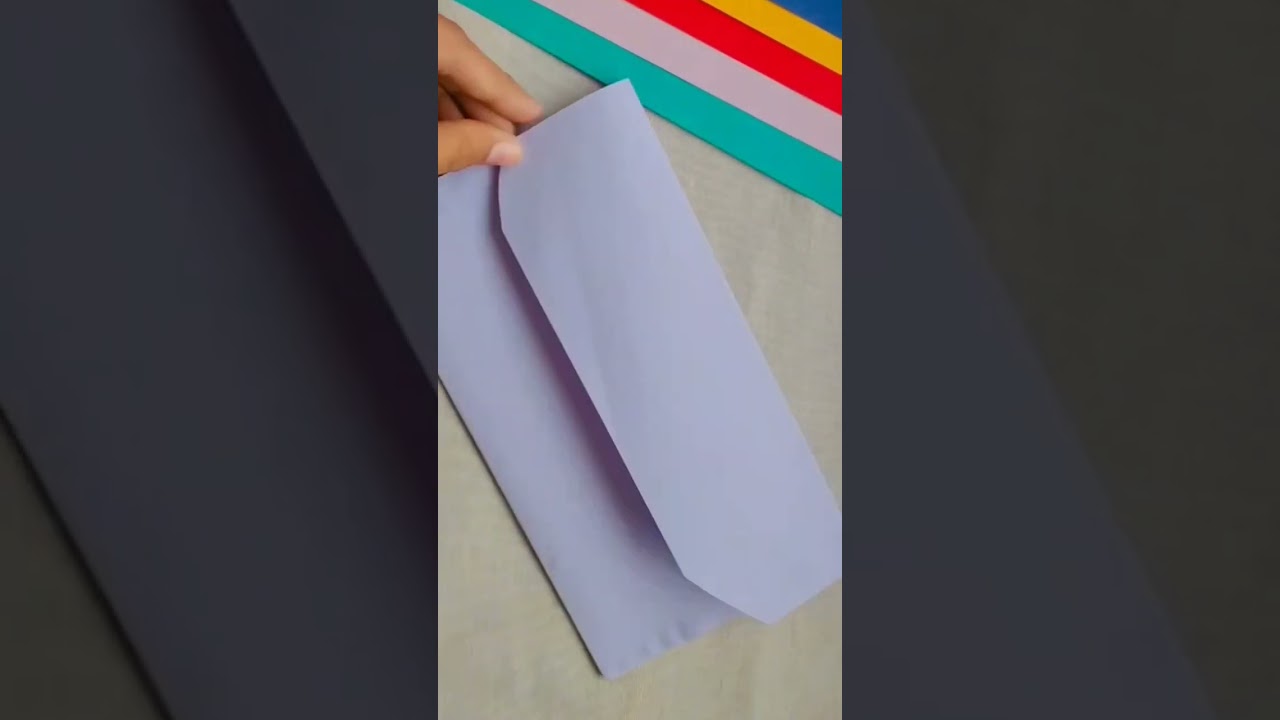 How to make BTS paper pouch۔۔۔۔۔💜 #youtubeshorts #diycrafts #btscraft