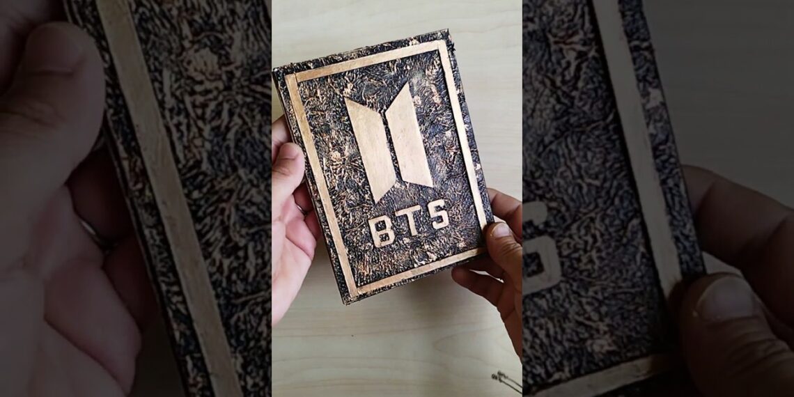 BTS Diary | BTS Notebook Cover Page Design | BTS Craft | Full Tutorial Is On My Channel