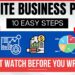 How to Write a Business Plan Step by Step in 2024