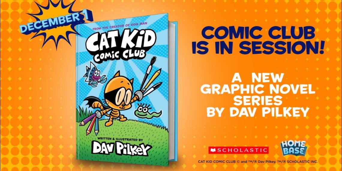 Cat Kid Comic Club by Dav Pilkey | Official Book Trailer Cat Kid Comic Club by Dav Pilkey | Official Book Trailer